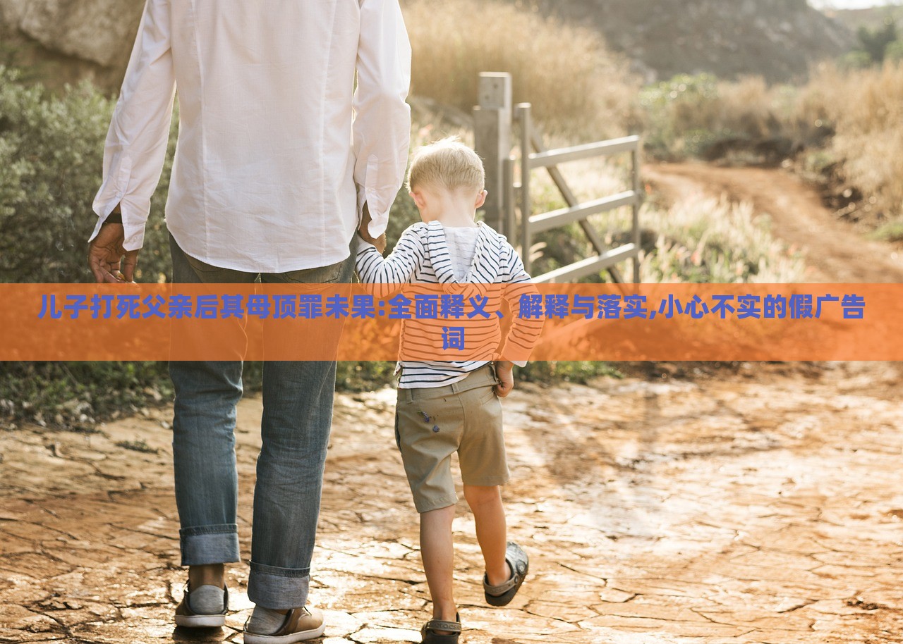 兒子打死父親后其母頂罪未果:全面釋義、解釋與落實,小心不實的假廣告詞